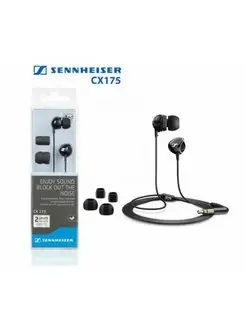 Наушники Sennheiser CX 175 sennheiser 171177589 купить за 1 100 ₽ в интернет-магазине Wildberries