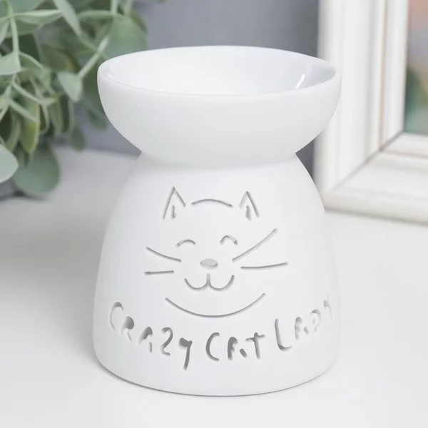 Аромалампа «Котик с улыбкой» 9х7,5х7,5 см