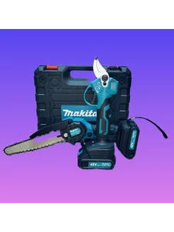 Aккумуляторный сучкорез Секатор пила садовый 2 в 1 Makita 171209911 купить за 4 057 ₽ в интернет-магазине Wildberries