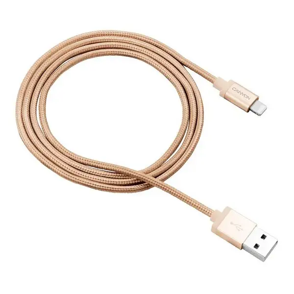 Кабель Canyon MFI-3, Lighting — USB, 2.4А, MFI