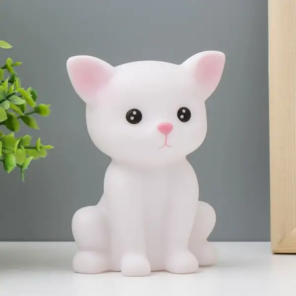 Ночник Котёнок LED от батареек 3хLR44