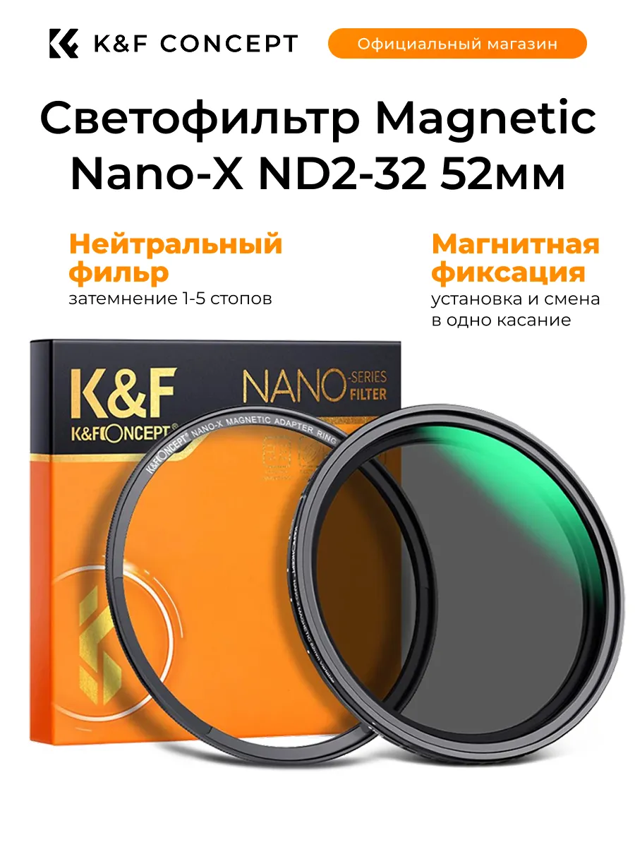 Светофильтр Magnetic Nano-X ND2-32 52мм