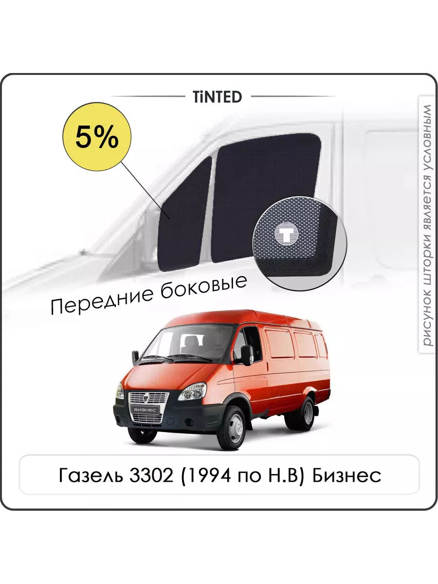 Каркасные шторки Передние боковые ГАЗ ГАЗель Фургон 2 (2012 - н.в.) NEXT