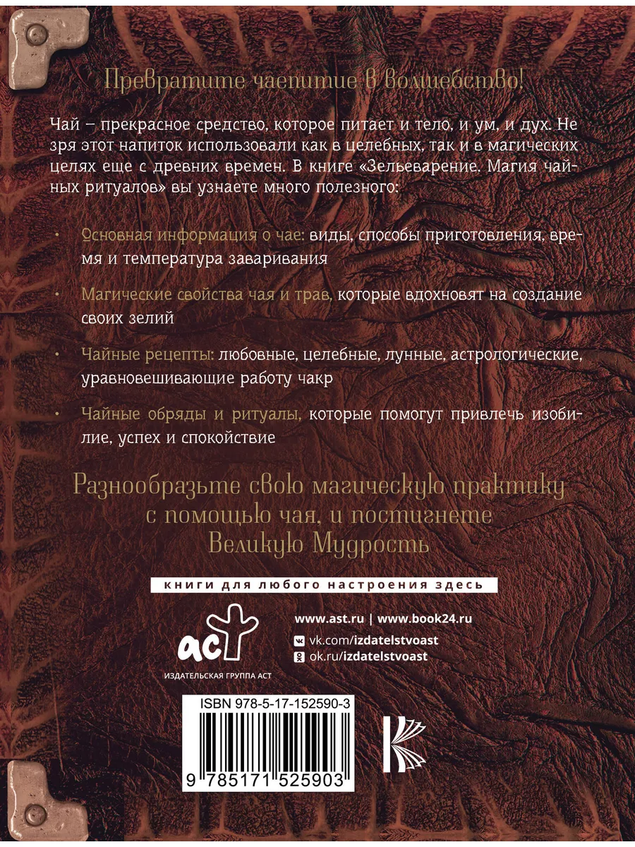 Зельеварение. Магия чайных ритуалов Издательство АСТ 171279258 купить за  424 ₽ в интернет-магазине Wildberries