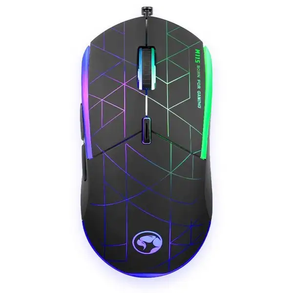 Мышь проводная, оптическая, 4000 dpi, USB, подсветка