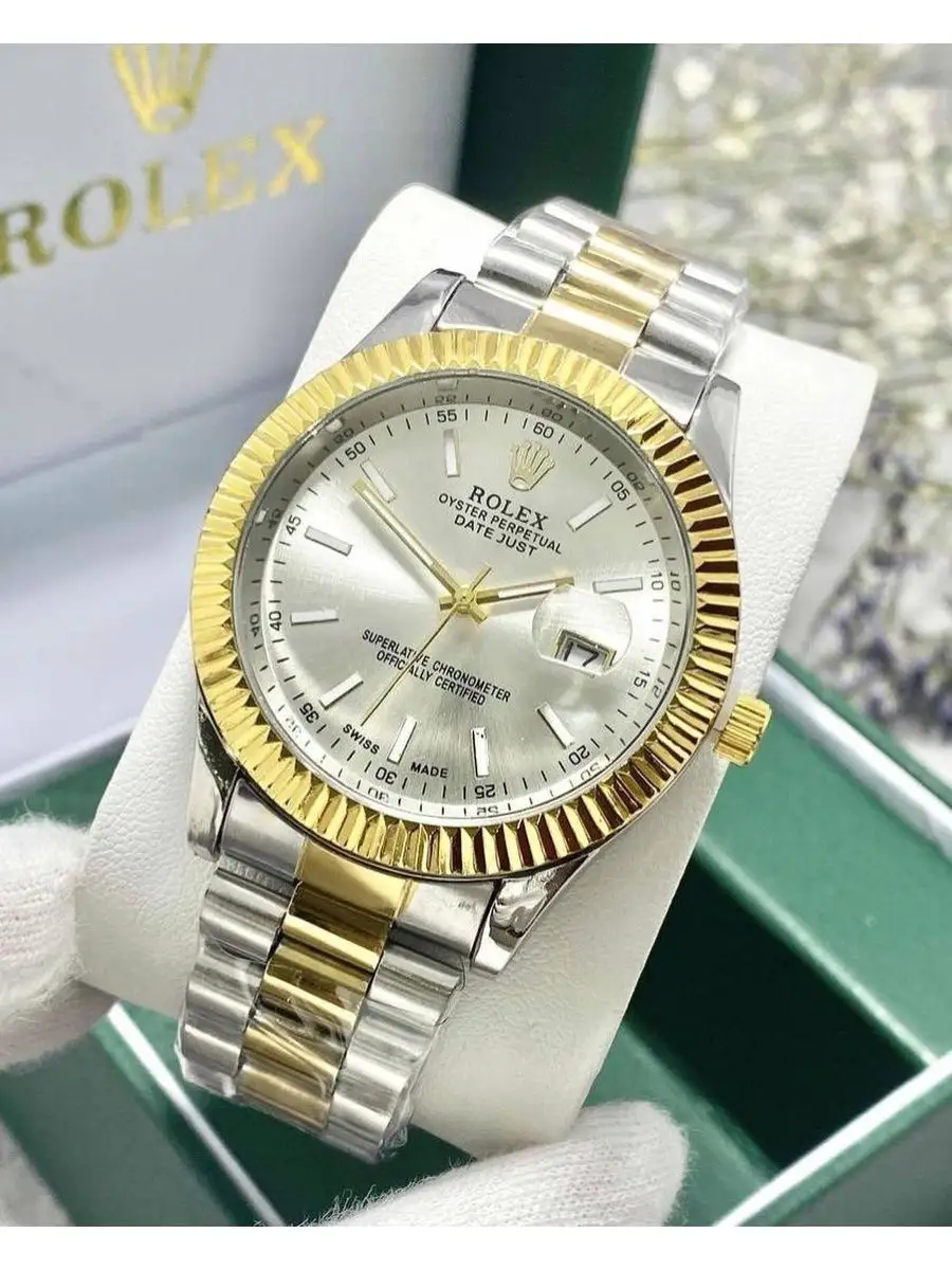 ROLEX Часы наручные кварцевые унисекс для мужчин и женщин