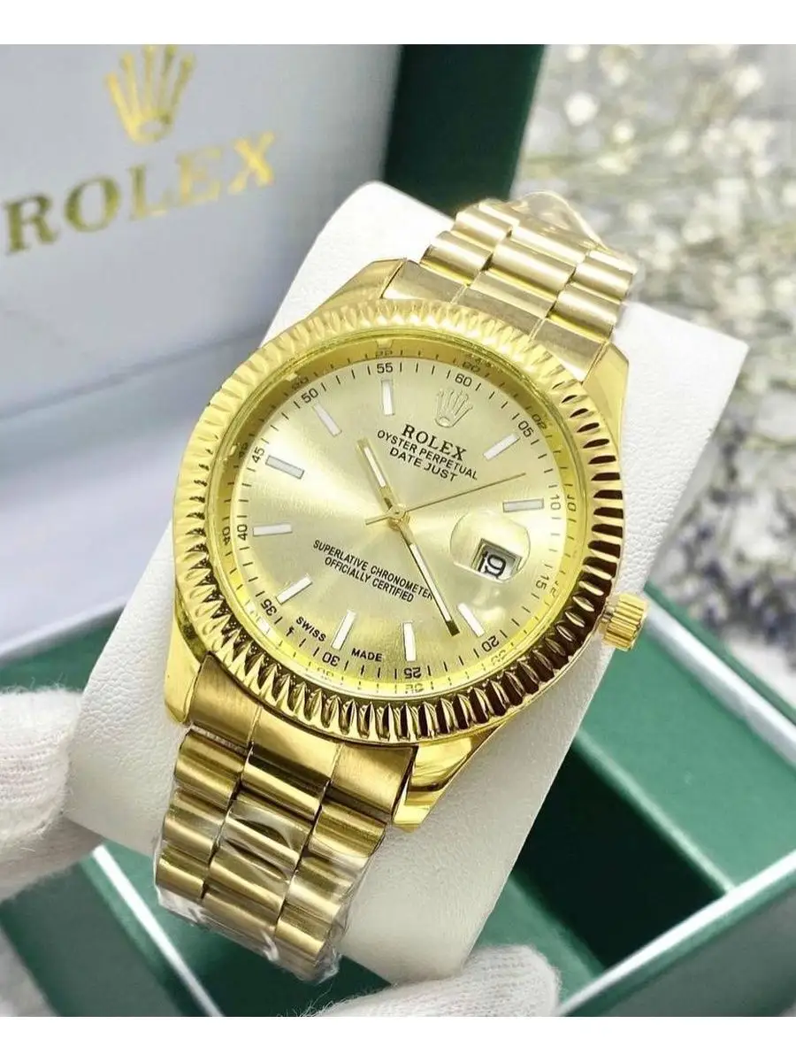ROLEX Часы наручные кварцевые унисекс для мужчин и женщин