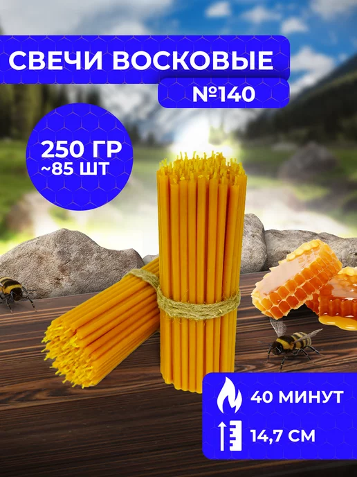 Свечи Церковные (СЦ) Свечи восковые церковные освященные, вариант