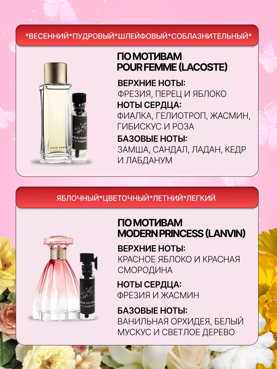 Масляные духи стойкие набор пробников 18 шт V.V. PARFUM 171296227 купить в  интернет-магазине Wildberries