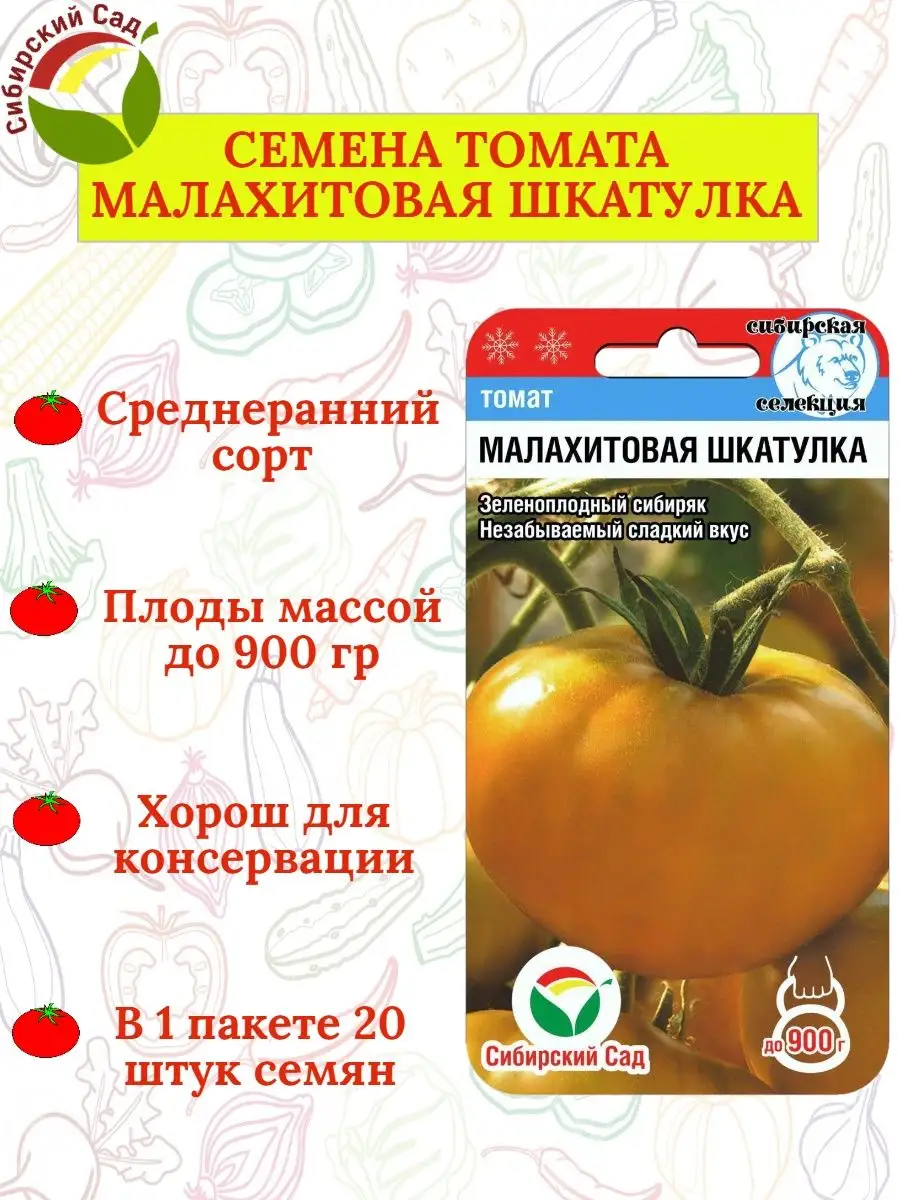 Томат сорт малахитовая шкатулка. Томат сорт малахитовая шкатулка