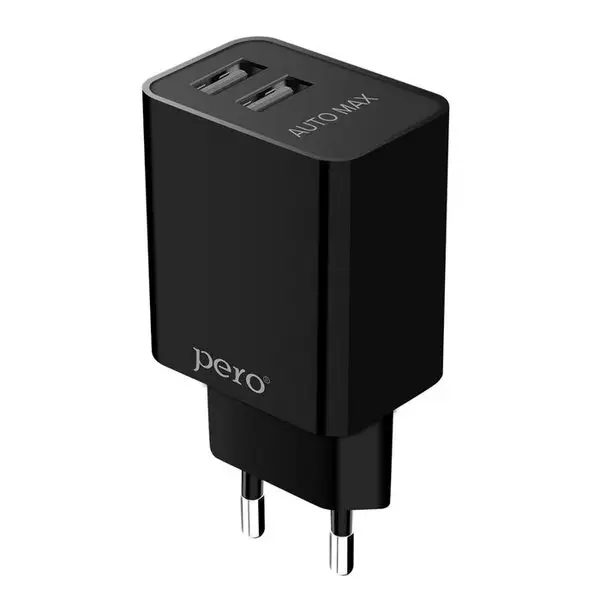 Сетевое зарядное устройство, 2 USB