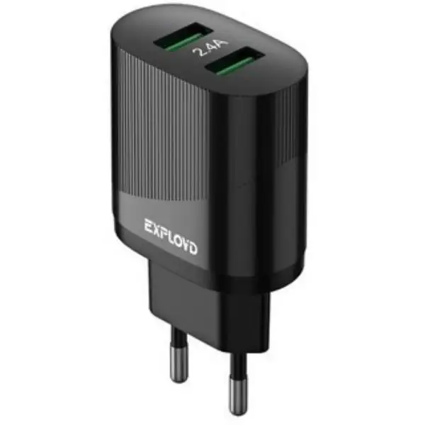 Сетевое зарядное устройство 2 USB 2.4 А