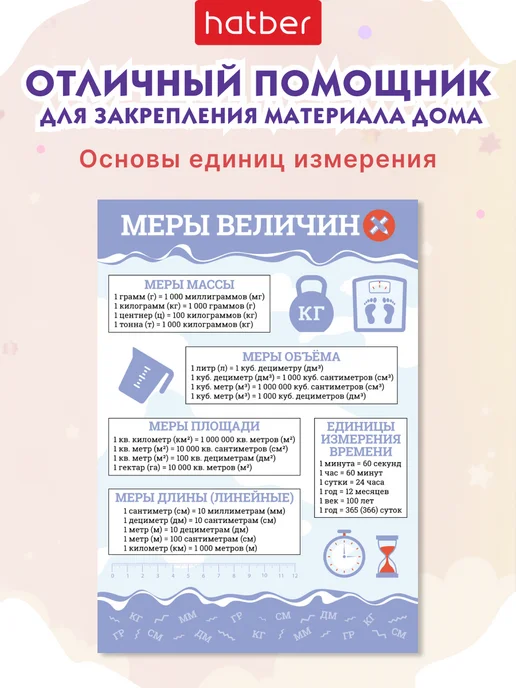 Hatber Плакаты для дошкольника обучающий набор для детей, вариант, фото 4