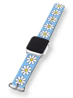 Ремешок для Apple Watch 38 40 с принтом Цветы Ромашки Каждому Своё Style 171367123 купить за 364 ₽ в интернет-магазине Wildberries