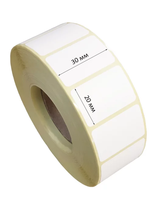 Stickerwell Термоэтикетки 30х20 мм 2000 шт, 1 рулон, 30x20 мм, 2000 шт, фото 4
