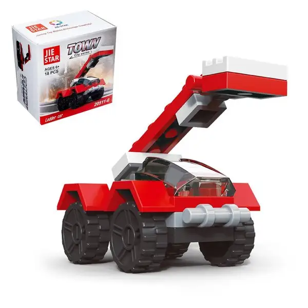 Конструктор Город "Пожарка", 18 деталей