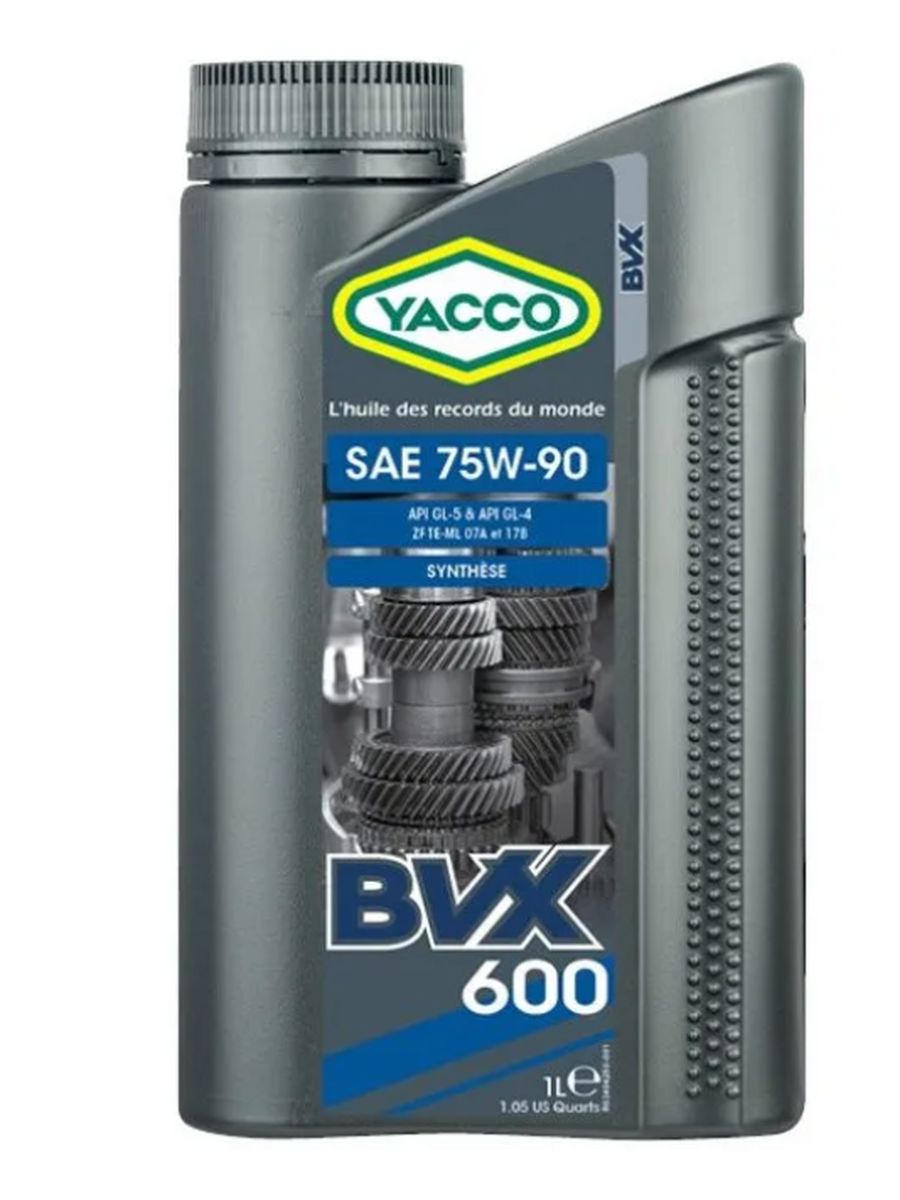 Yacco BVX Fe 75w. Yacco масло 80w90.