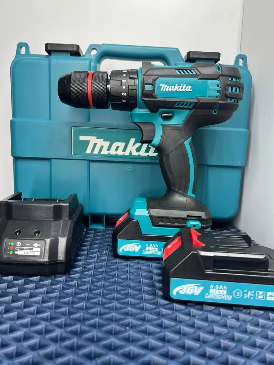 Шуруповерт аккумуляторный Makita 36v Makita 171406645 купить за 4 467 ₽ в  интернет-магазине Wildberries