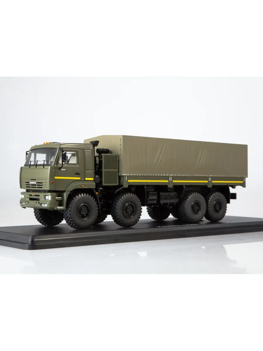 Масштабная модель КАМАЗ-6560 бортовой (с тентом) Start Scale Models (SSM)  171439238 купить в интернет-магазине Wildberries