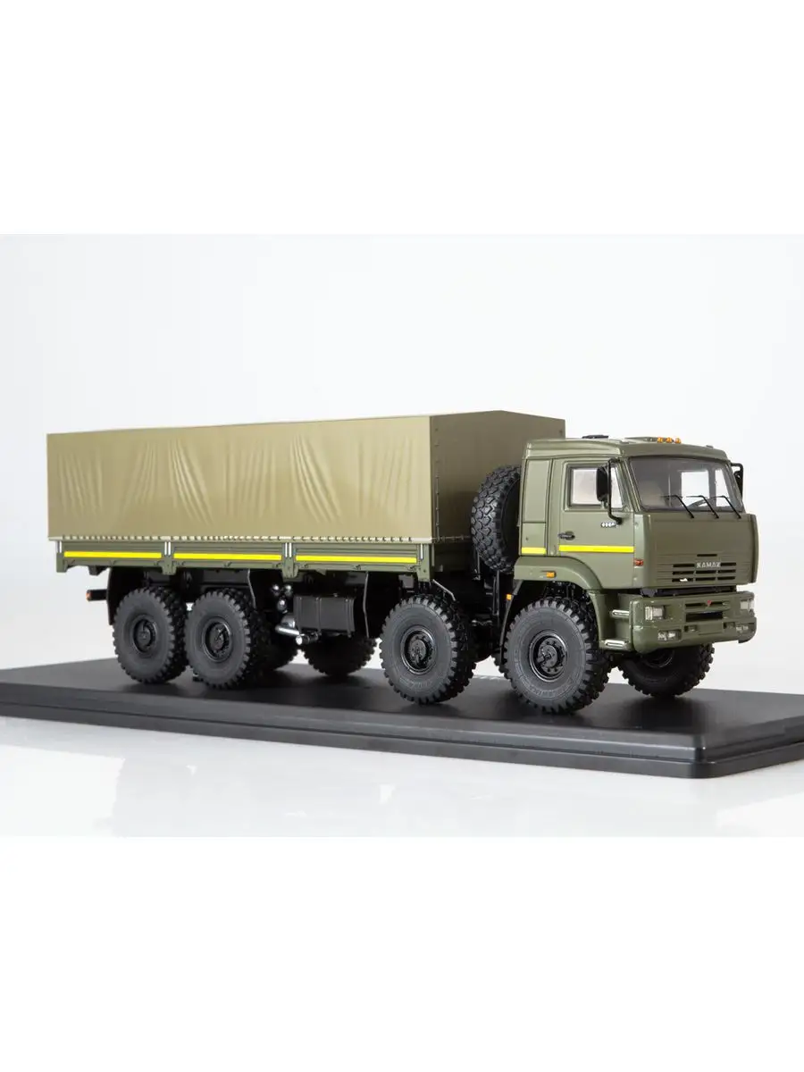 Масштабная модель КАМАЗ-6560 бортовой (с тентом) Start Scale Models (SSM)  171439238 купить в интернет-магазине Wildberries