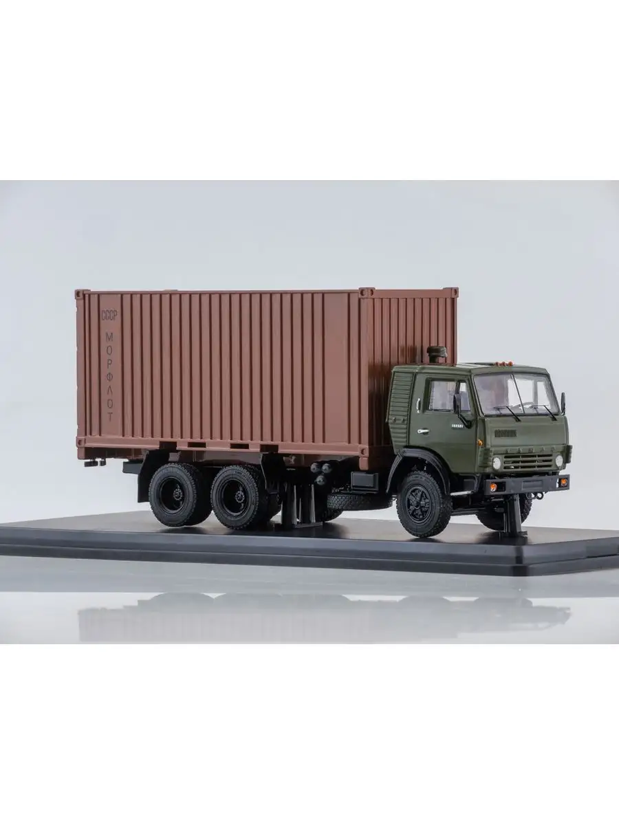 Масштабная модель KAMAZ-53212 с 20-футовым контейнером Start Scale Models  (SSM) 171443355 купить за 4 232 ₽ в интернет-магазине Wildberries