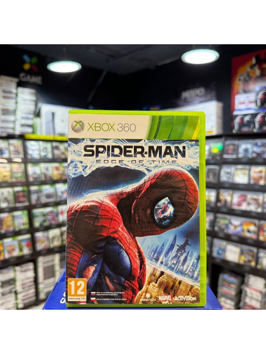 Игры на Xbox 360 Spider man. Spider man Xbox 360. Диск для Xbox 360 человек паук. Spider man Edge of time ps3 диск. Игра паук 360