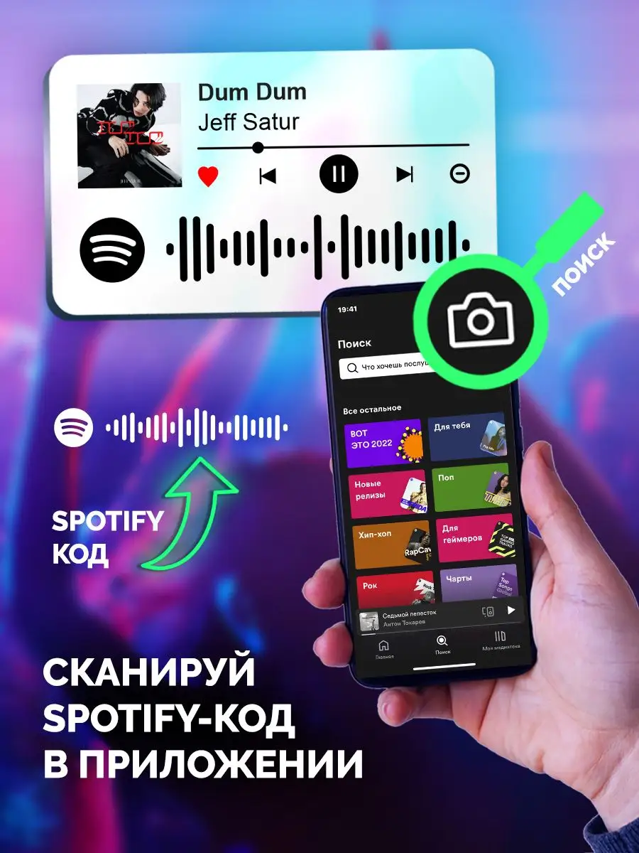 Спотифай Брелок Jeff Satur - Dum Dum Arthata-spotify постер Спотифай постер  171467884 купить за 267 ₽ в интернет-магазине Wildberries