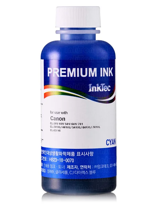 Inktec Чернила для Canon E204, E304, E404 E414 E464 E474 E3140, черный, фото 3