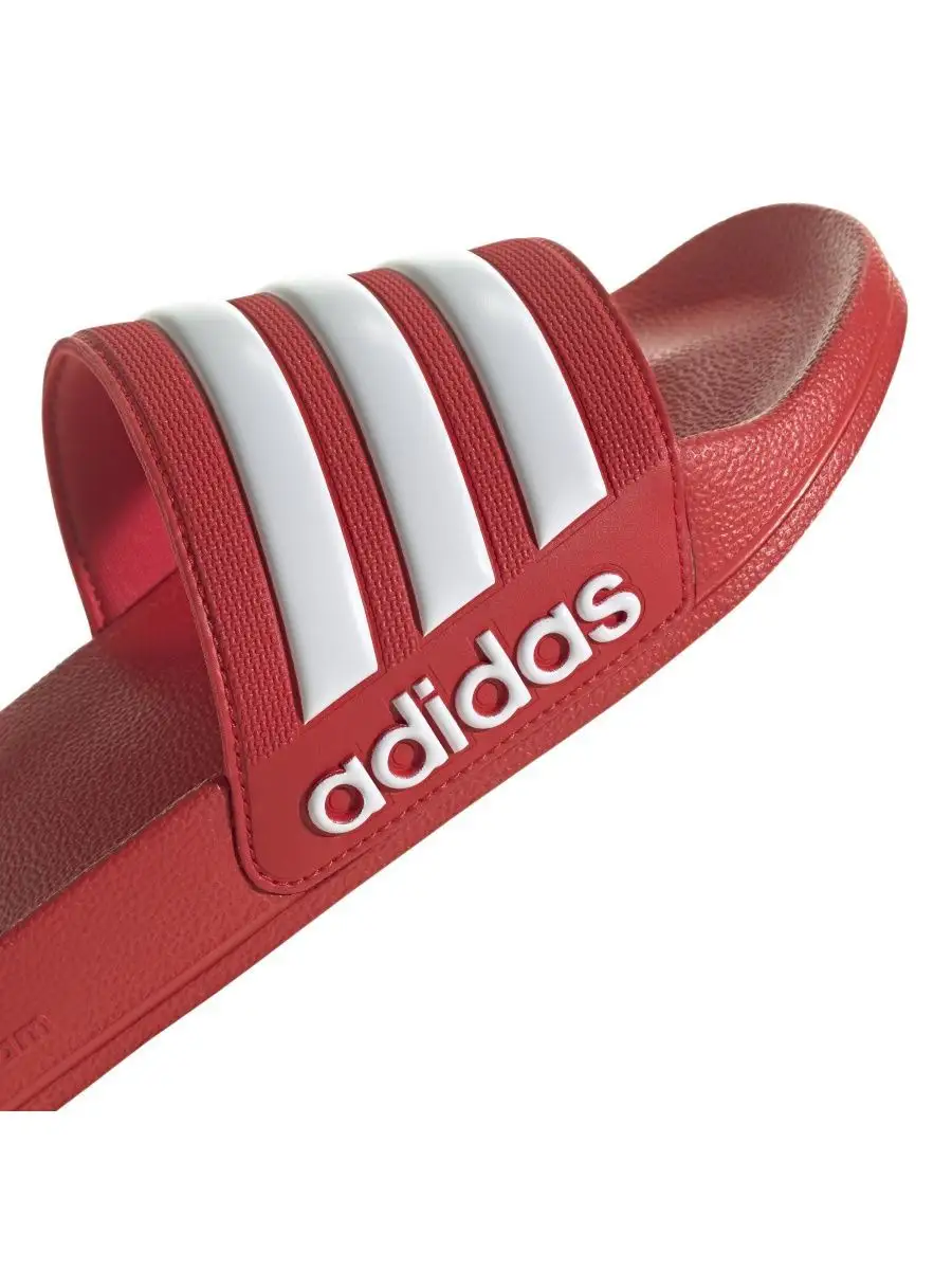 Adidas adilette red slides best sale