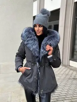 Парка с натуральным мехом Schikui_shop_furs 171497453 купить за 33 945 ₽ в интернет-магазине Wildberries