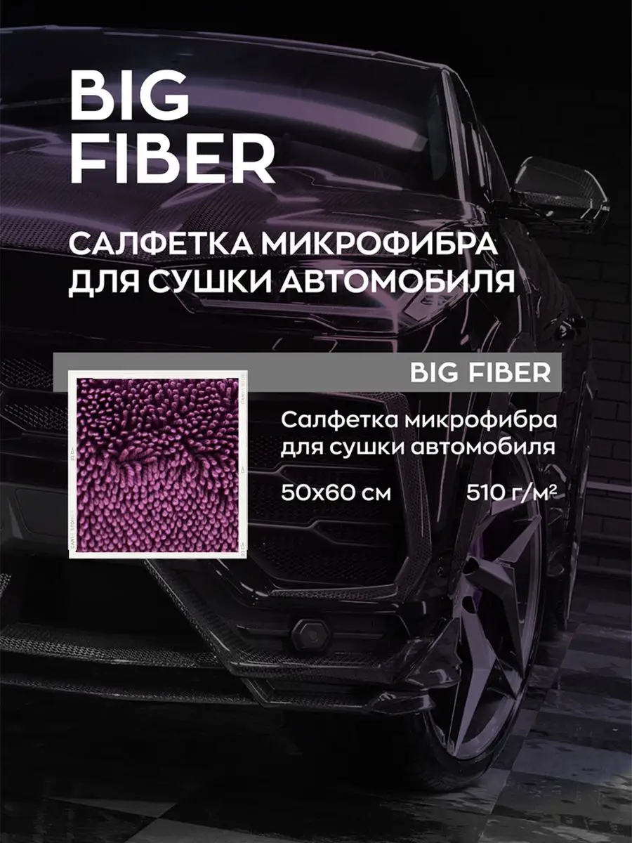 Салфетка тряпка из микрофибры для сушки авто , Набор 2 шт Smart Open  171513206 купить в интернет-магазине Wildberries