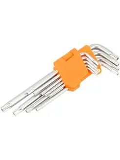 Ключи TORX 9шт (T10-T50) с отверстием, 39151 АВТОDЕЛО 171514344 купить за 689 ₽ в интернет-магазине Wildberries