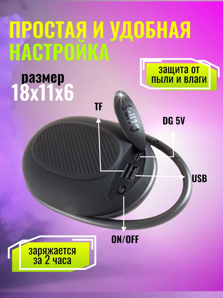 Беспроводная портативная колонка JBL Clip 5 E-mall 171534372