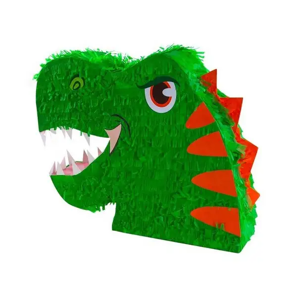 Пиньята Голова тирекса, 38 × 46 × 10 см, зелёный