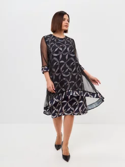 Платье с сеткой DELILA 171540368 купить за 972 ₽ в интернет-магазине Wildberries