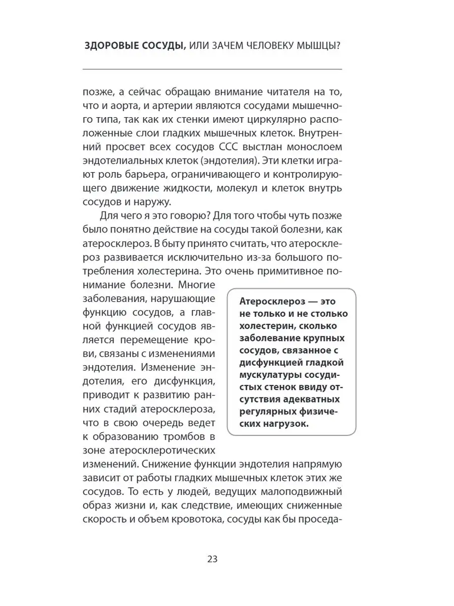 Здоровые сосуды, или Зачем человеку мышцы? 3-е издание Эксмо 171554361  купить за 397 ₽ в интернет-магазине Wildberries