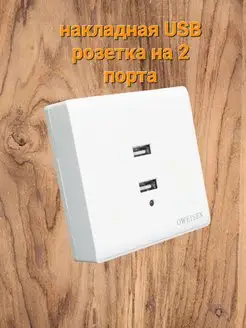 Накладная USB розетка, настенная зарядка Shopping House 171569063 купить за 405 ₽ в интернет-магазине Wildberries