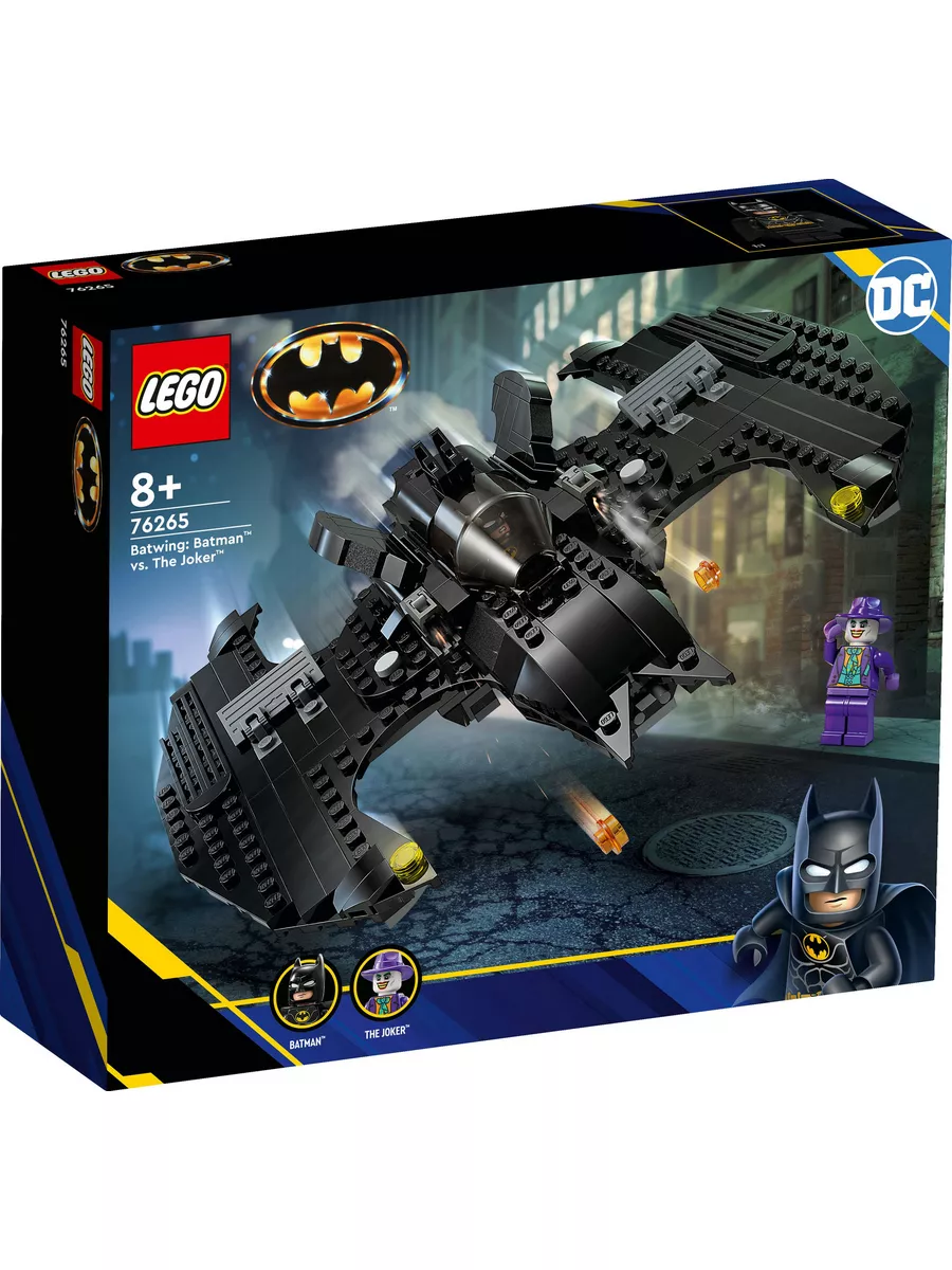 LEGO Super Heroes Бэтмолет: Бэтмен против Джокера 76265 LEGO 171607453  купить за 4 043 ₽ в интернет-магазине Wildberries