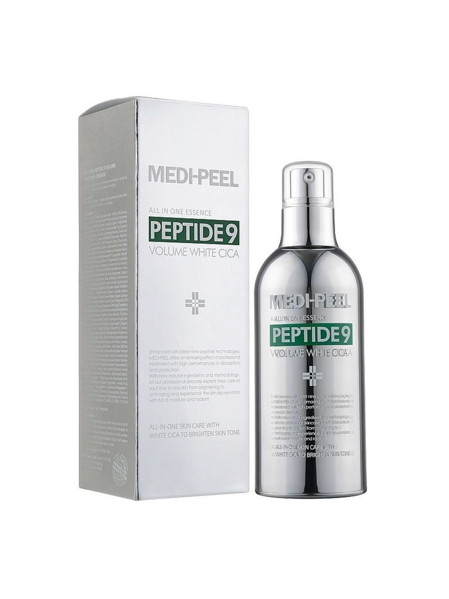 Эссенция medi peel. Medi-Peel Peptide 9 Volume White cica Essence (100ml). Medi Peel Peptide 9 Volume Essence. Medi-Peel Peptide 9 Volume Essence (100ml). Peptide9 Volume White cica.