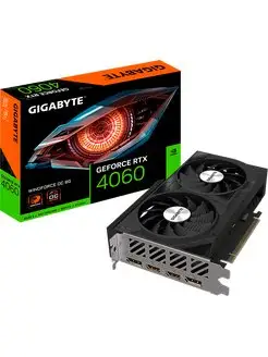 Видеокарта RTX 4060 8ГБ (GV-N4060WF2OC-8GD) Gigabyte 171630341 купить за 29 658 ₽ в интернет-магазине Wildberries