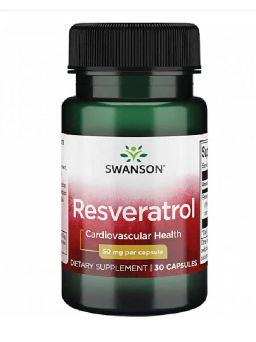 Ресвератрол Ultra Resveratrol 50 мг Swanson 171661122 купить за 786 ₽ в  интернет-магазине Wildberries