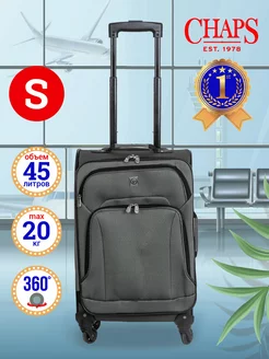 Дорожный прочный чемодан на колесах маленький тканевый S Chaps 171692244 купить за 2 872 ₽ в интернет-магазине Wildberries