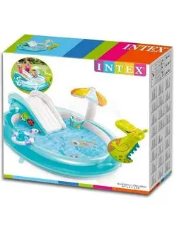 57165 Игровой центр 201х170х84см "Аллигатор" Intex 171706985 купить за 4 019 ₽ в интернет-магазине Wildberries