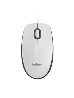 Мышь проводная M100 белая Logitech 171710205 купить за 600 ₽ в интернет-магазине Wildberries