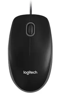 Мышь проводная B100 черный Logitech 171710208 купить за 466 ₽ в интернет-магазине Wildberries