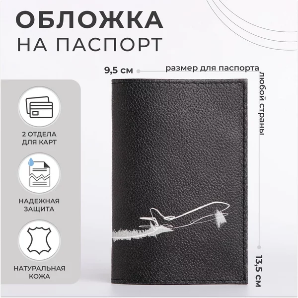 Обложка для паспорта с рисунком