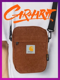 Сумка мужская через плечо тканевая вельветовая y2k Carhartt 171743295 купить за 623 ₽ в интернет-магазине Wildberries