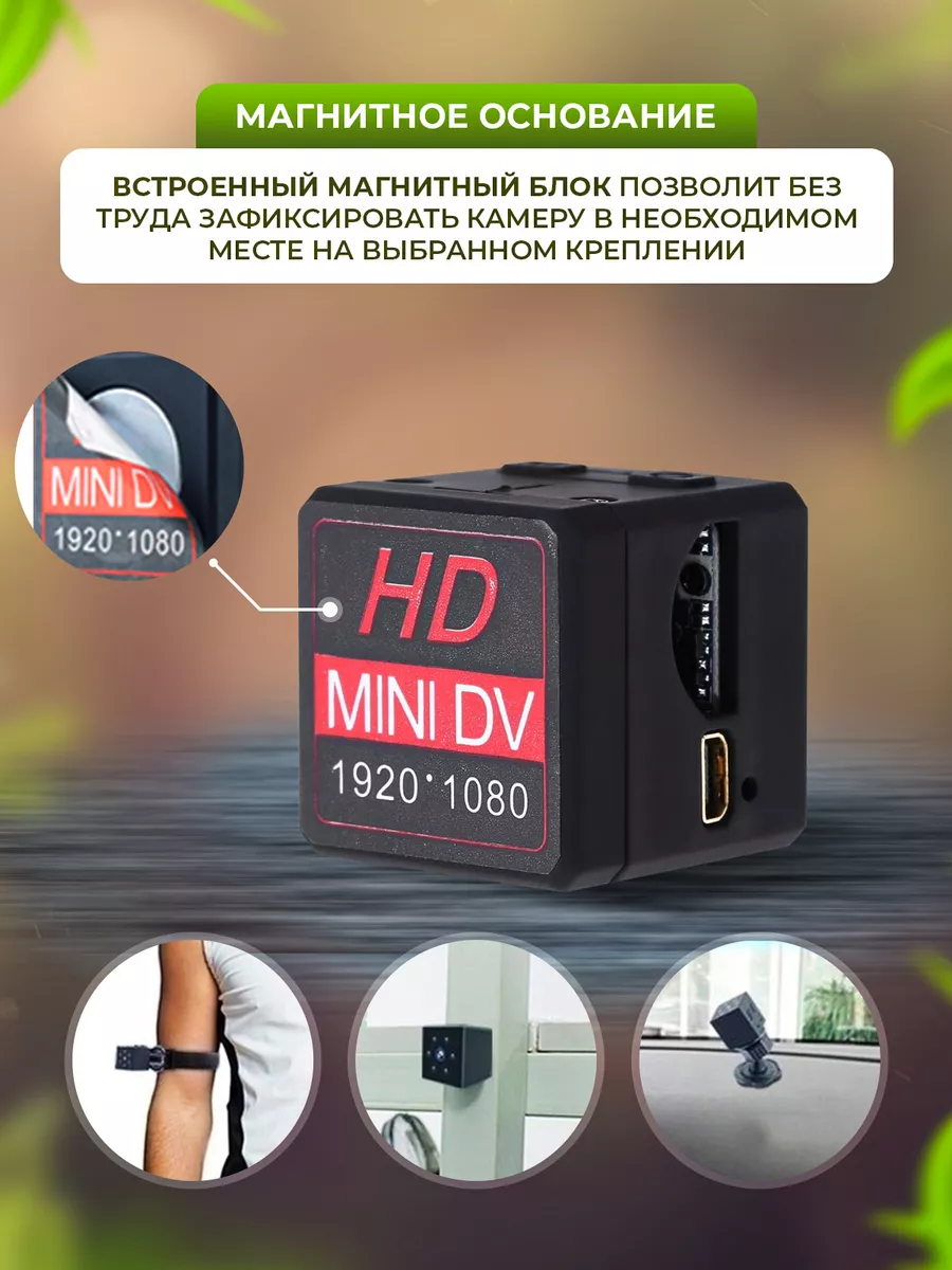 Камера видеонаблюдения скрытая для дома улицы мини CamPRO360 171769488  купить за 1 716 ₽ в интернет-магазине Wildberries