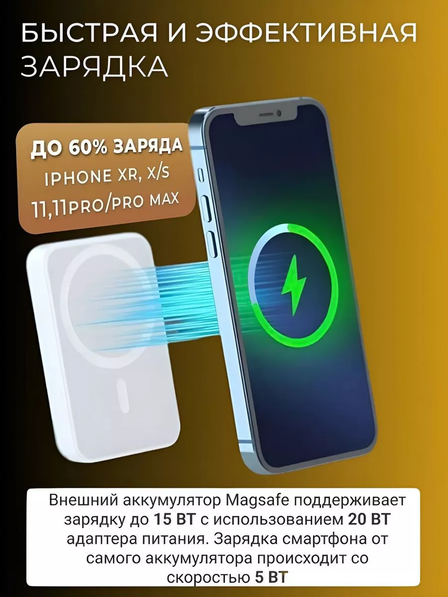 Повербанк беспроводное зарядное устройство для iphone ActiveMall 171778737  купить за 712 ₽ в интернет-магазине Wildberries