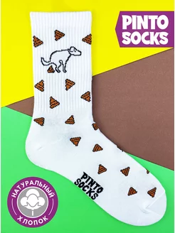 Прикольные высокие носки с принтом и рисунком Pinto Socks 171853275 купить за 206 ₽ в интернет-магазине Wildberries